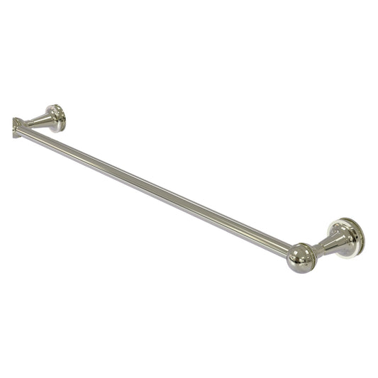 Allied Brass Mambo 30" x 31" Polished Nickel Solid Brass Towel Bar