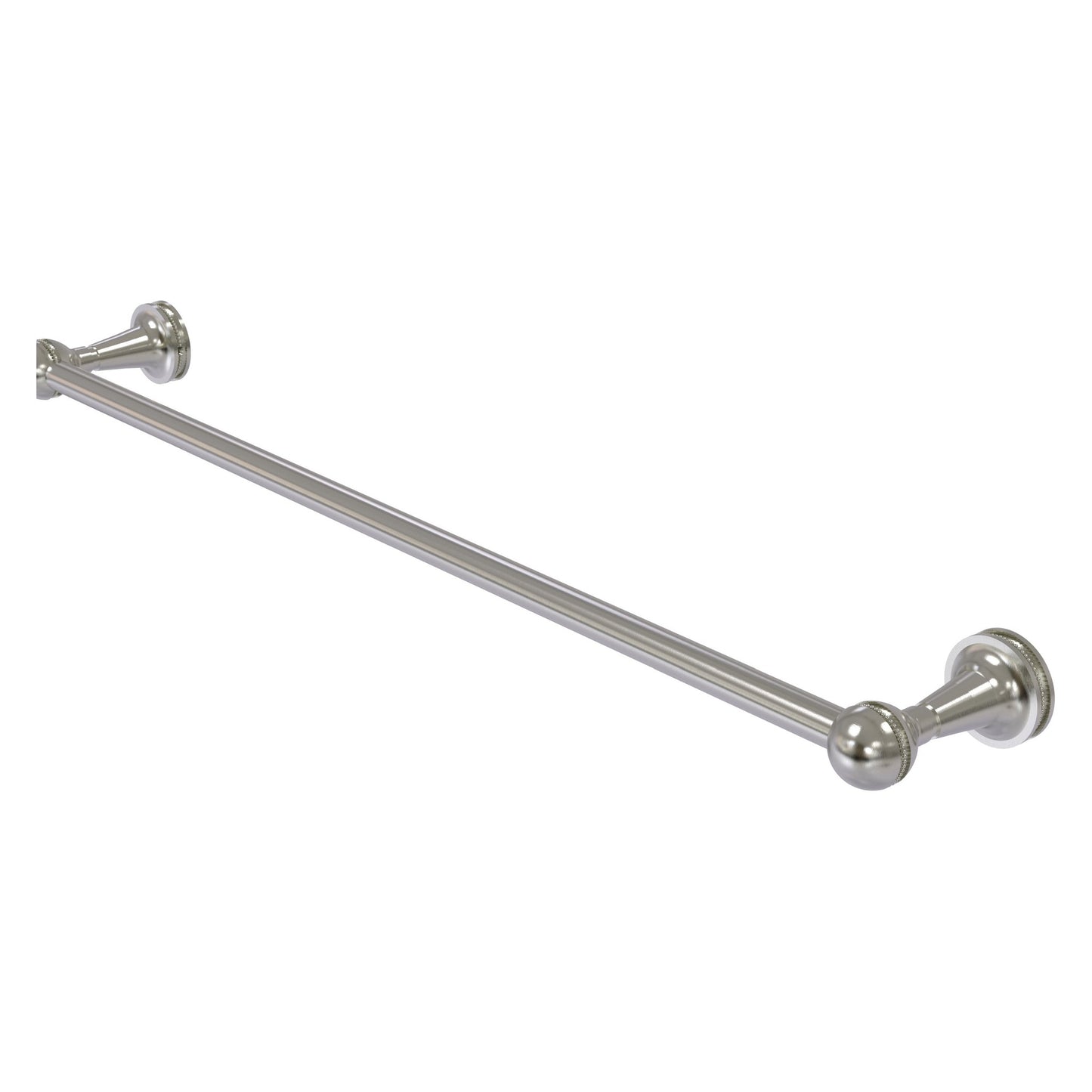 Allied Brass Mambo 30" x 31" Satin Nickel Solid Brass Towel Bar