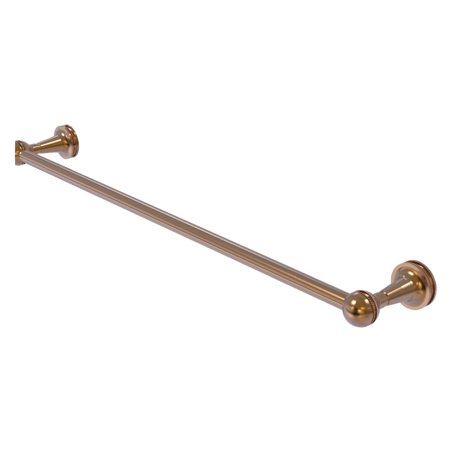 Allied Brass Mambo 36" x 37" Brushed Bronze Solid Brass Towel Bar