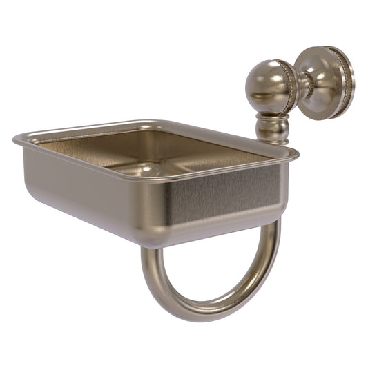 Allied Brass Mambo 4.5" x 3.5" Antique Pewter Solid Brass Wall-Mounted Soap Dish