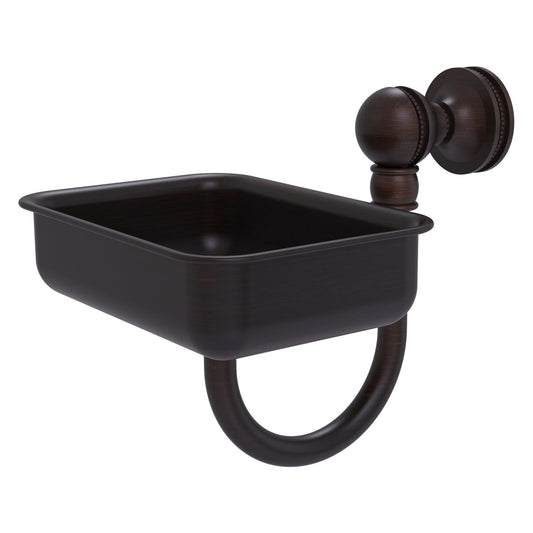 Allied Brass Mambo 4.5" x 3.5" Venetian Bronze Solid Brass Wall-Mounted Soap Dish