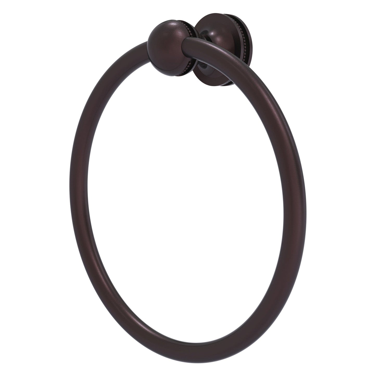 Allied Brass Mambo 6" x 6" Antique Bronze Solid Brass Towel Ring