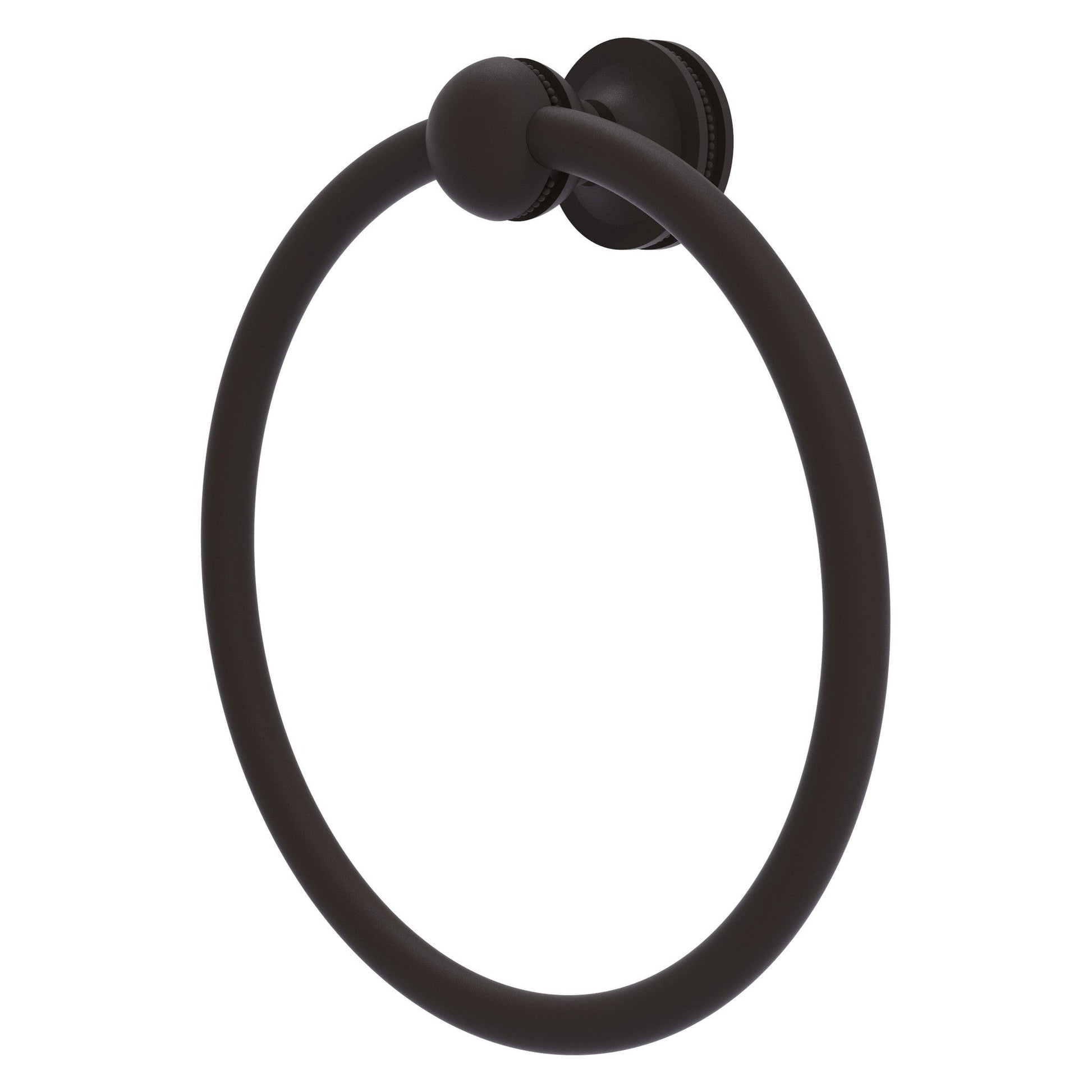 Allied Brass Mambo 6" x 6" Oil Rubbed Bronze Solid Brass Towel Ring