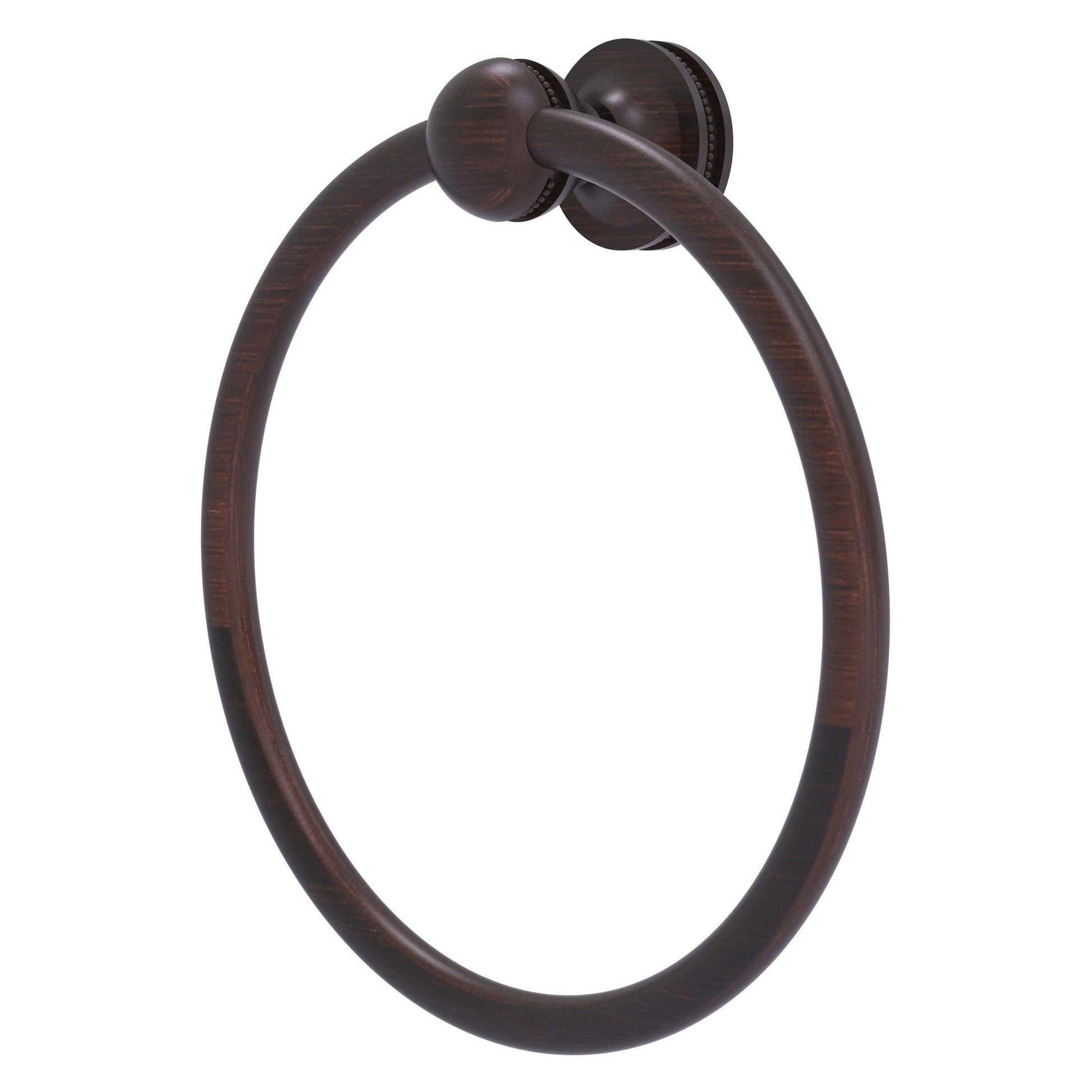 Allied Brass Mambo 6" x 6" Venetian Bronze Solid Brass Towel Ring