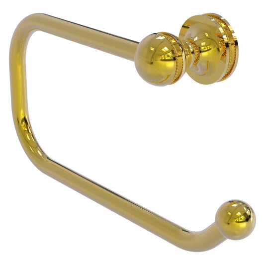 Allied Brass Mambo 8" x 7" Polished Brass Solid Brass European Style Toilet Tissue Holder