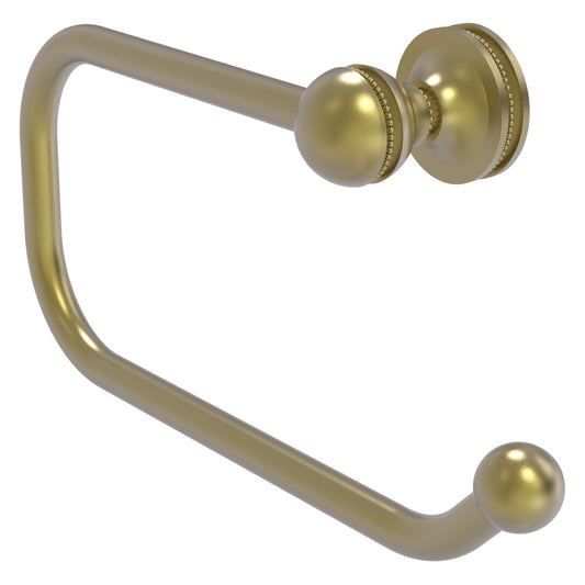 Allied Brass Mambo 8" x 7" Satin Brass Solid Brass European Style Toilet Tissue Holder