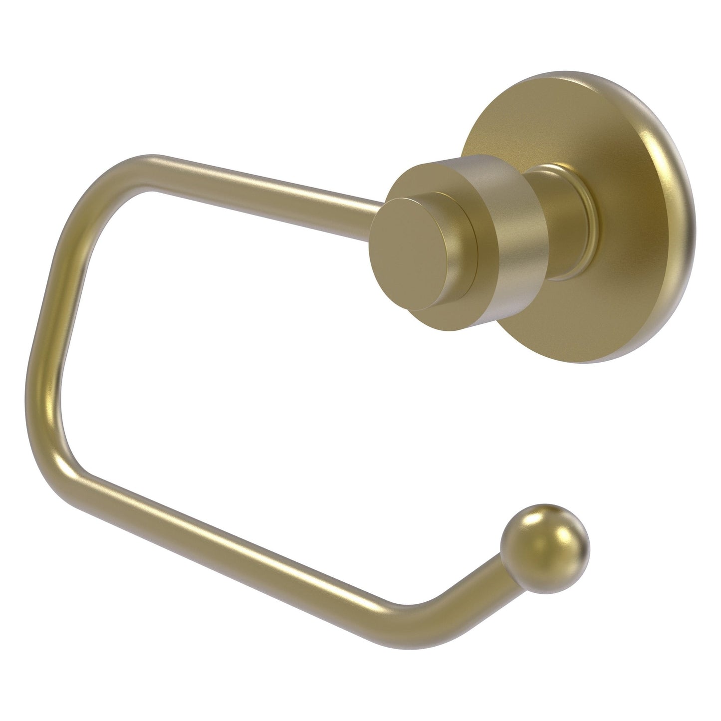 Allied Brass Mercury 7" x 3" Satin Brass Solid Brass European-Style Toilet Tissue Holder