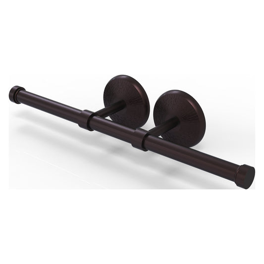 Allied Brass Monte Carlo 14.9" x 3.6" Antique Bronze Solid Brass Double Roll Toilet Tissue Holder