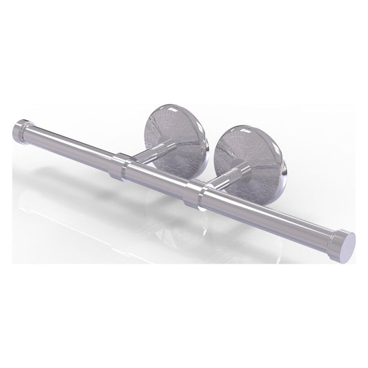 Allied Brass Monte Carlo 14.9" x 3.6" Polished Chrome Solid Brass Double Roll Toilet Tissue Holder