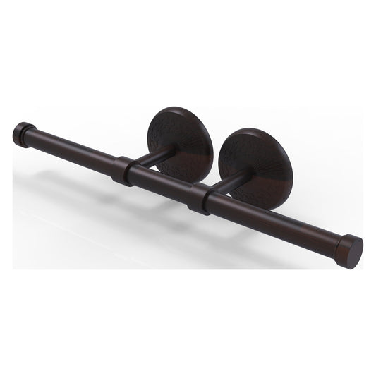 Allied Brass Monte Carlo 14.9" x 3.6" Venetian Bronze Solid Brass Double Roll Toilet Tissue Holder