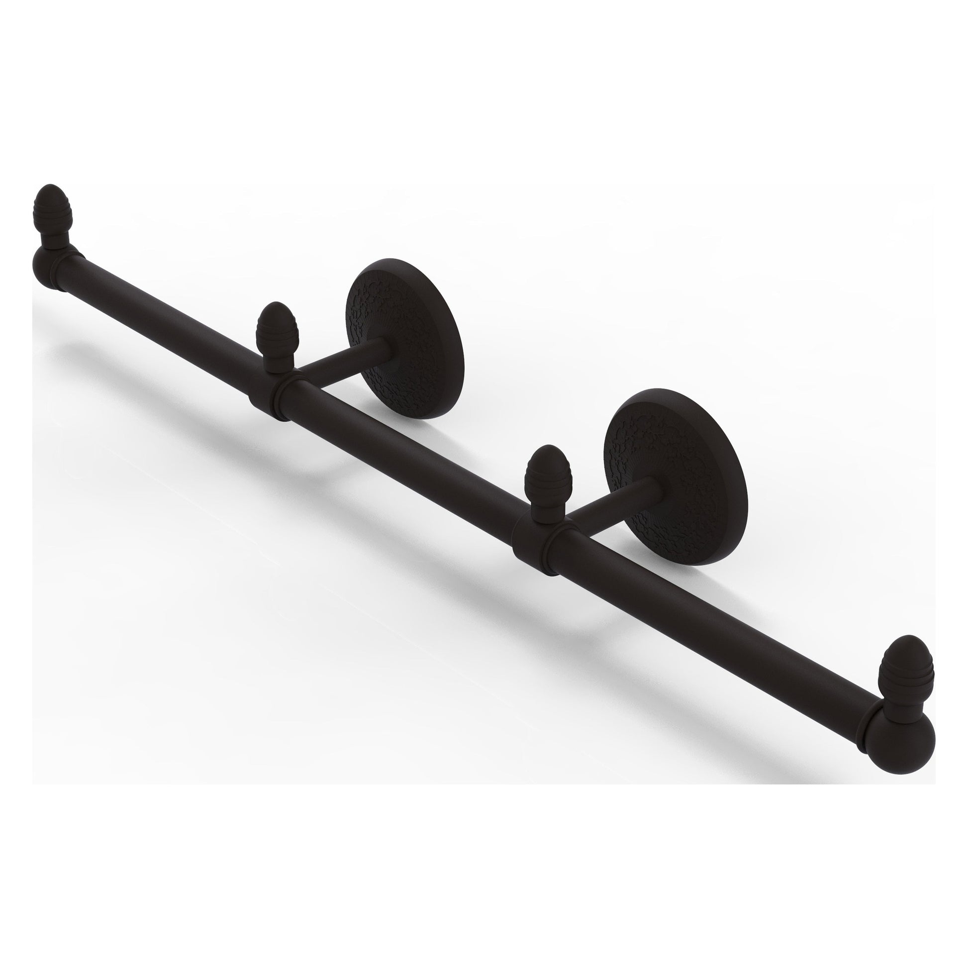 Allied Brass Prestige Monte Carlo 30-in Brushed Bronze Wall Mount Single Towel  Bar in the Towel Bars department at