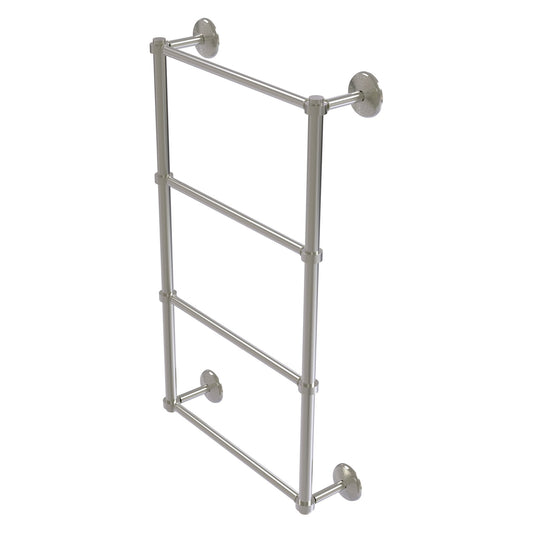 Allied Brass Monte Carlo 24" x 5.2" Satin Nickel Solid Brass 4-Tier Ladder Towel Bar