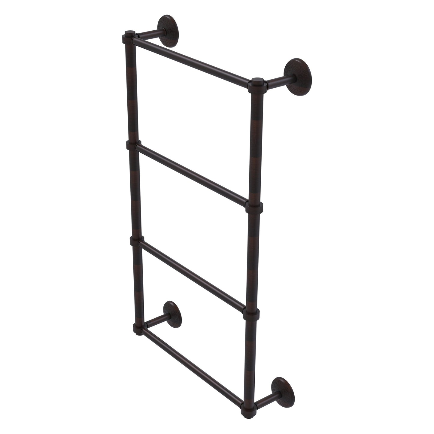 Allied Brass Monte Carlo 24" x 5.2" Venetian Bronze Solid Brass 4-Tier Ladder Towel Bar