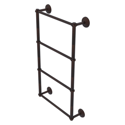 Allied Brass Monte Carlo 30" x 5.2" Venetian Bronze Solid Brass 4-Tier Towel Bar With Twisted Detail