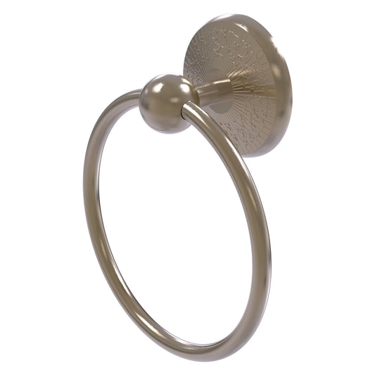 Allied Brass Monte Carlo 6" x 6" Antique Pewter Solid Brass Towel Ring