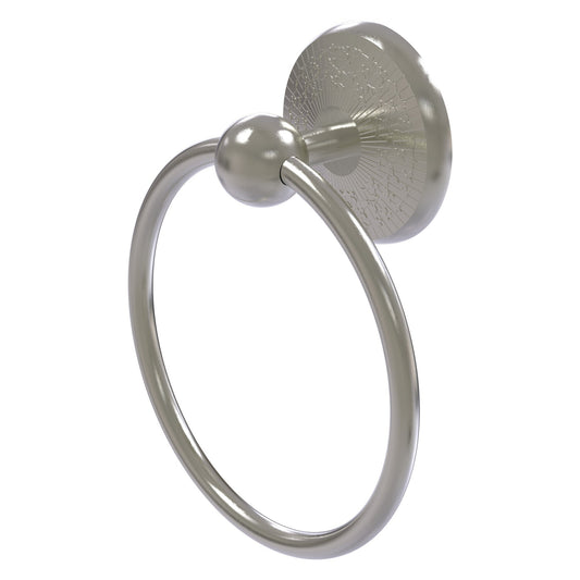Allied Brass Monte Carlo 6" x 6" Satin Nickel Solid Brass Towel Ring