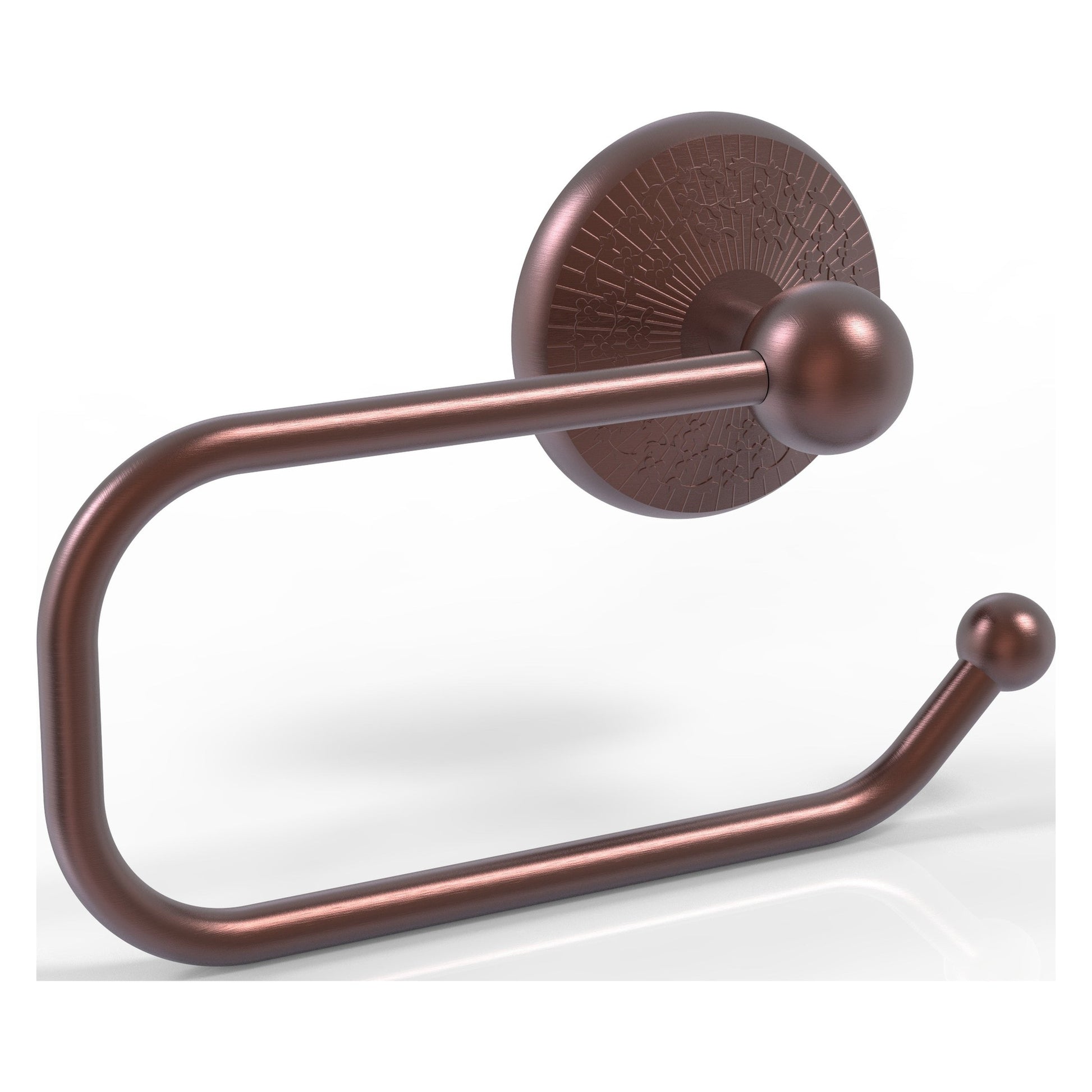 Allied Brass Monte Carlo 8" x 7" Antique Copper Solid Brass European Style Toilet Tissue Holder
