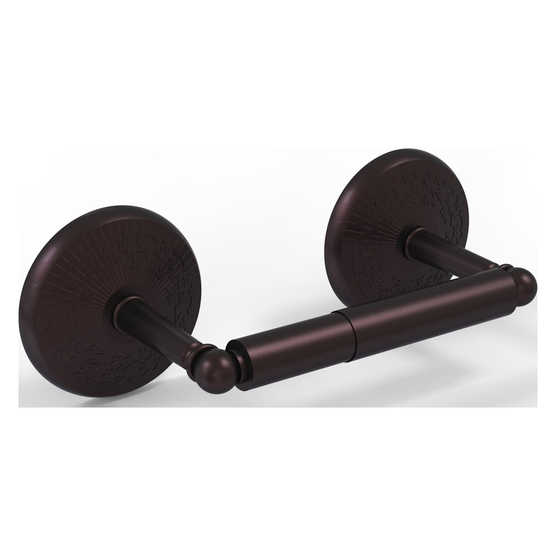 Allied Brass Monte Carlo 8.9" x 5" Antique Bronze Solid Brass 2-Post Toilet Tissue Holder
