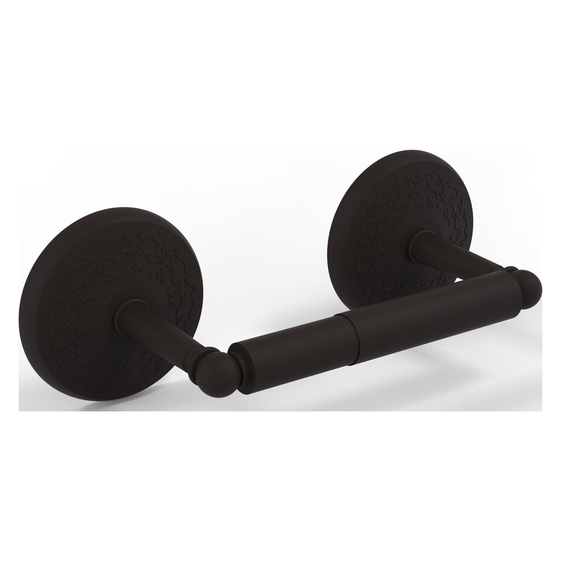Allied Brass Monte Carlo 8.9" x 5" Oil Rubbed Bronze Solid Brass 2-Post Toilet Tissue Holder