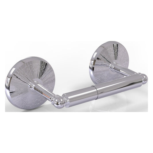 Allied Brass Monte Carlo 8.9" x 5" Polished Chrome Solid Brass 2-Post Toilet Tissue Holder