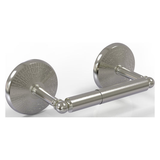 Allied Brass Monte Carlo 8.9" x 5" Satin Nickel Solid Brass 2-Post Toilet Tissue Holder