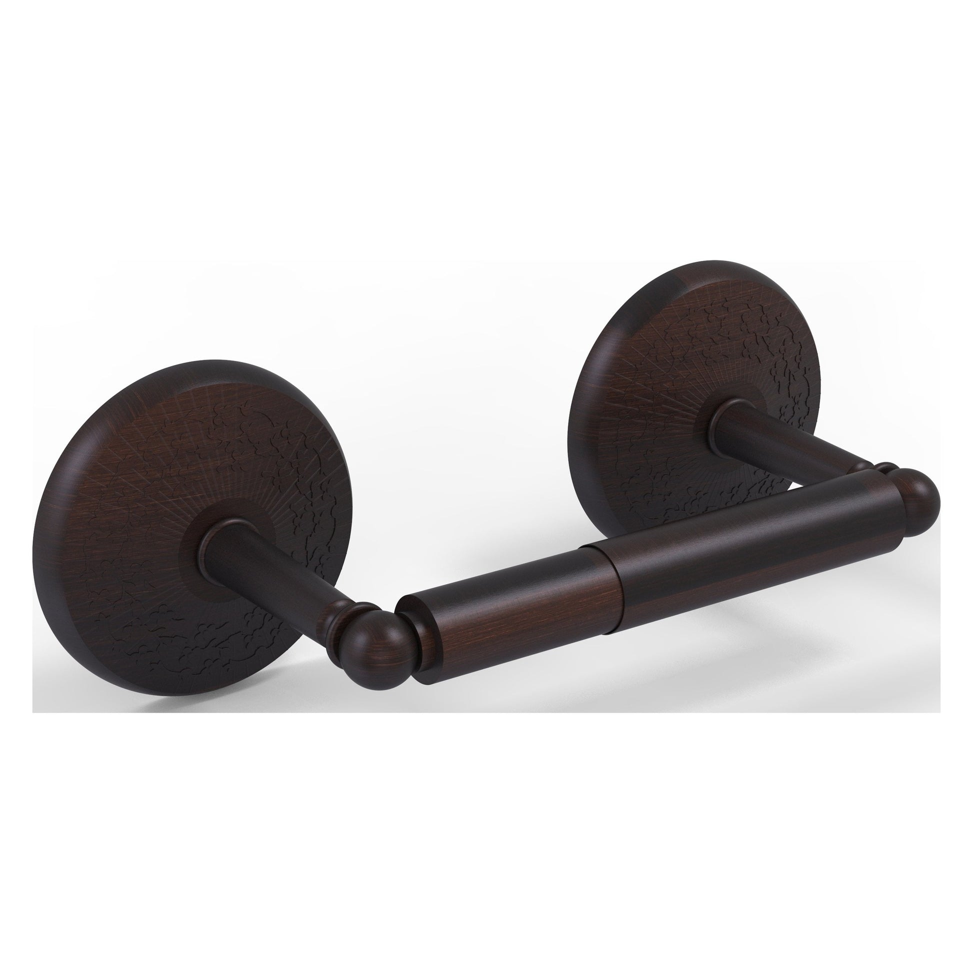 Allied Brass Monte Carlo 8.9" x 5" Venetian Bronze Solid Brass 2-Post Toilet Tissue Holder