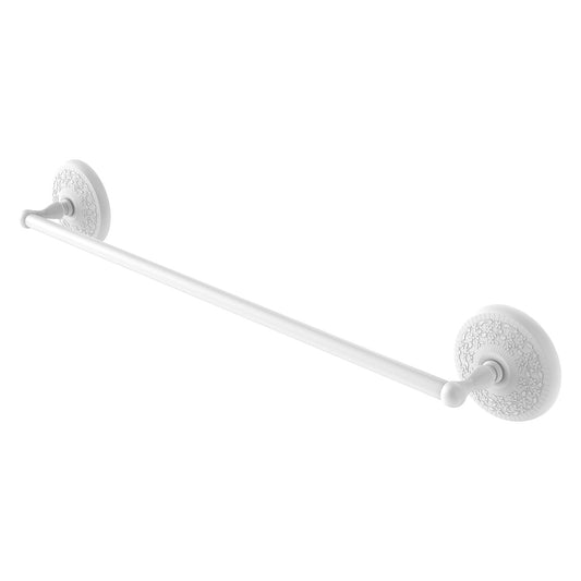 Allied Brass Monte Carlo MC-31/18 18" x 21" Matte White Solid Brass Towel Bar