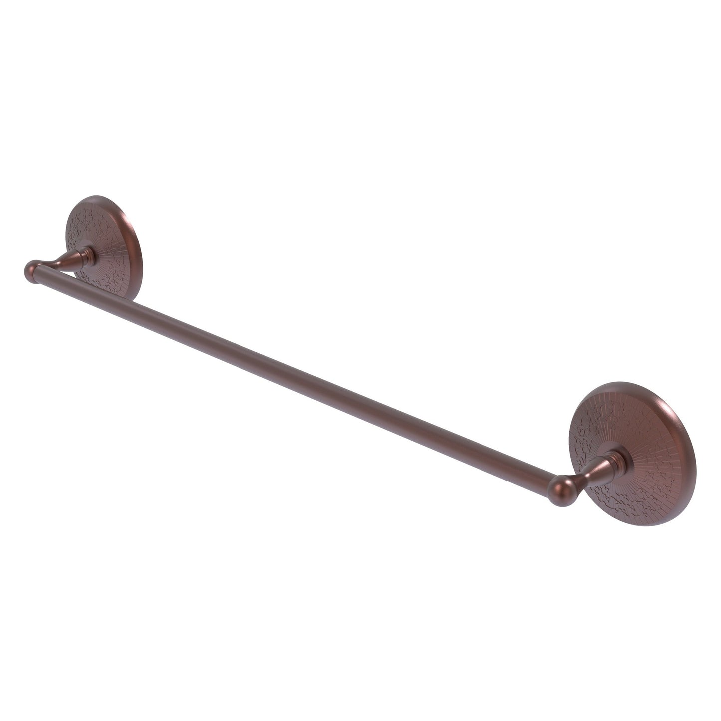 Allied Brass Monte Carlo MC-31/30 30" x 33" Antique Copper Solid Brass Towel Bar