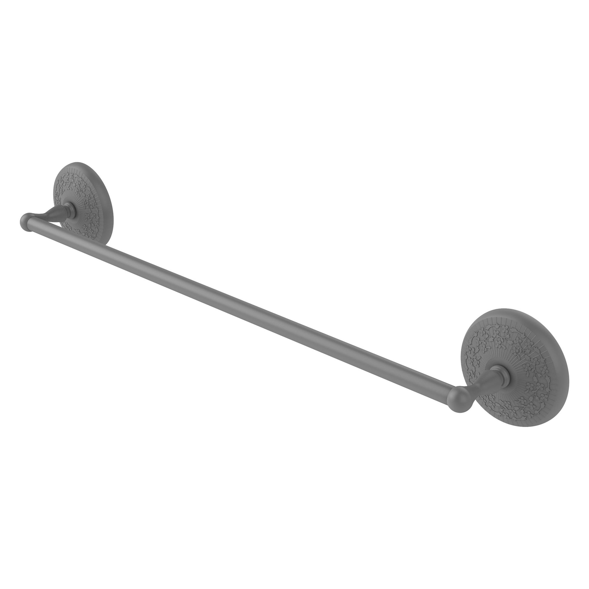 Allied Brass Monte Carlo MC-31/36 36" x 39" Matte Gray Solid Brass Towel Bar