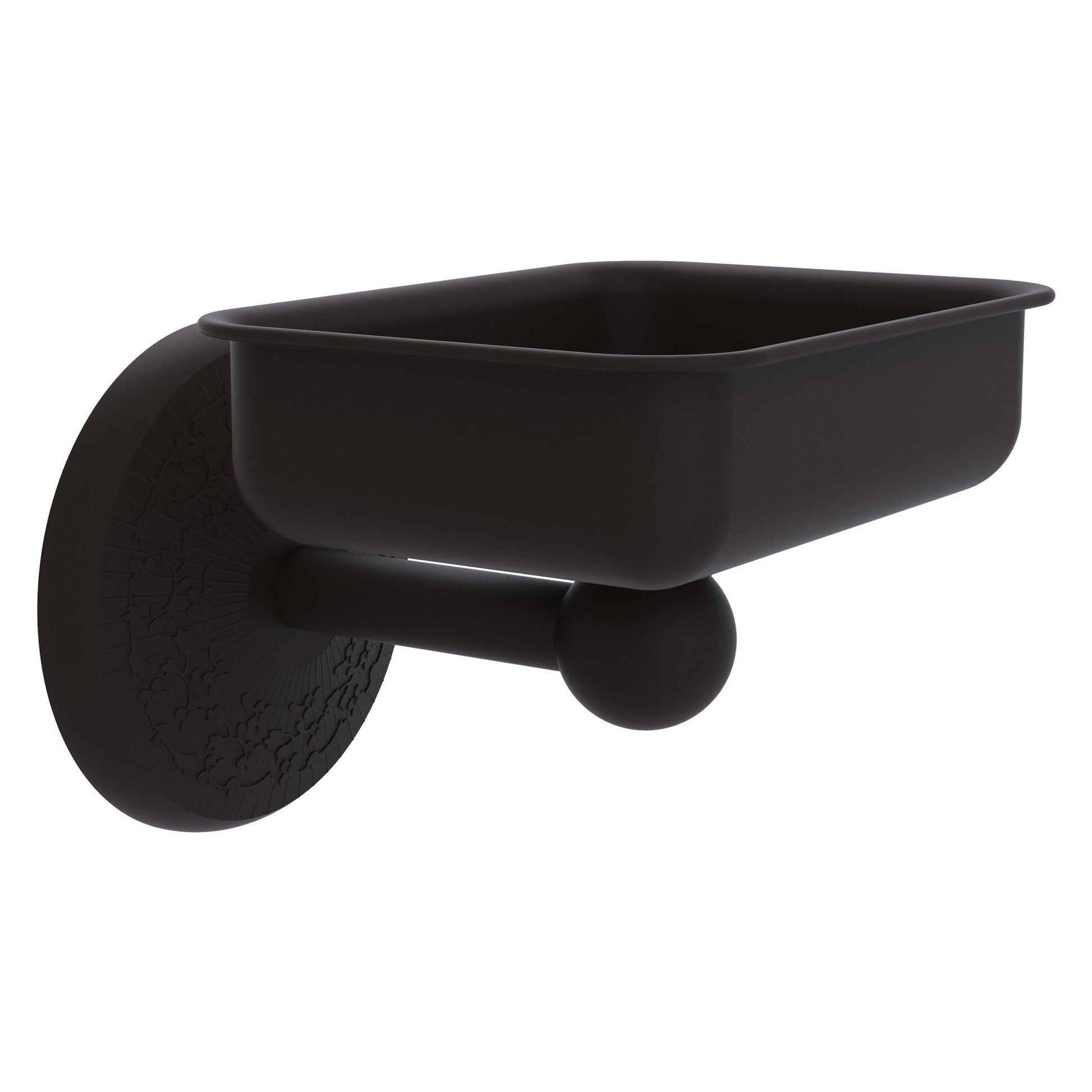 Allied Brass Monte Carlo MC-32 4.5" x 3.5" Oil Rubbed Bronze Solid Brass Wall-Mounted Soap Dish