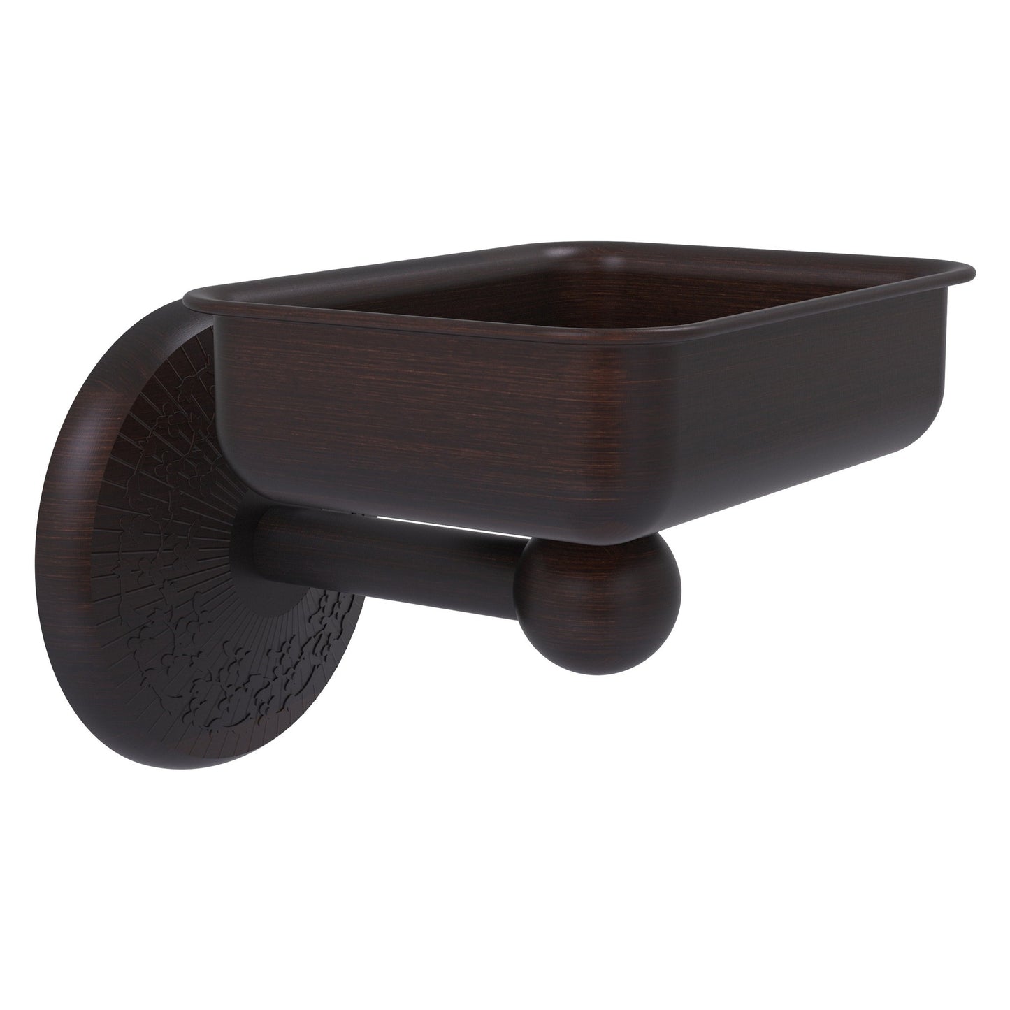 Allied Brass Monte Carlo MC-32 4.5" x 3.5" Venetian Bronze Solid Brass Wall-Mounted Soap Dish