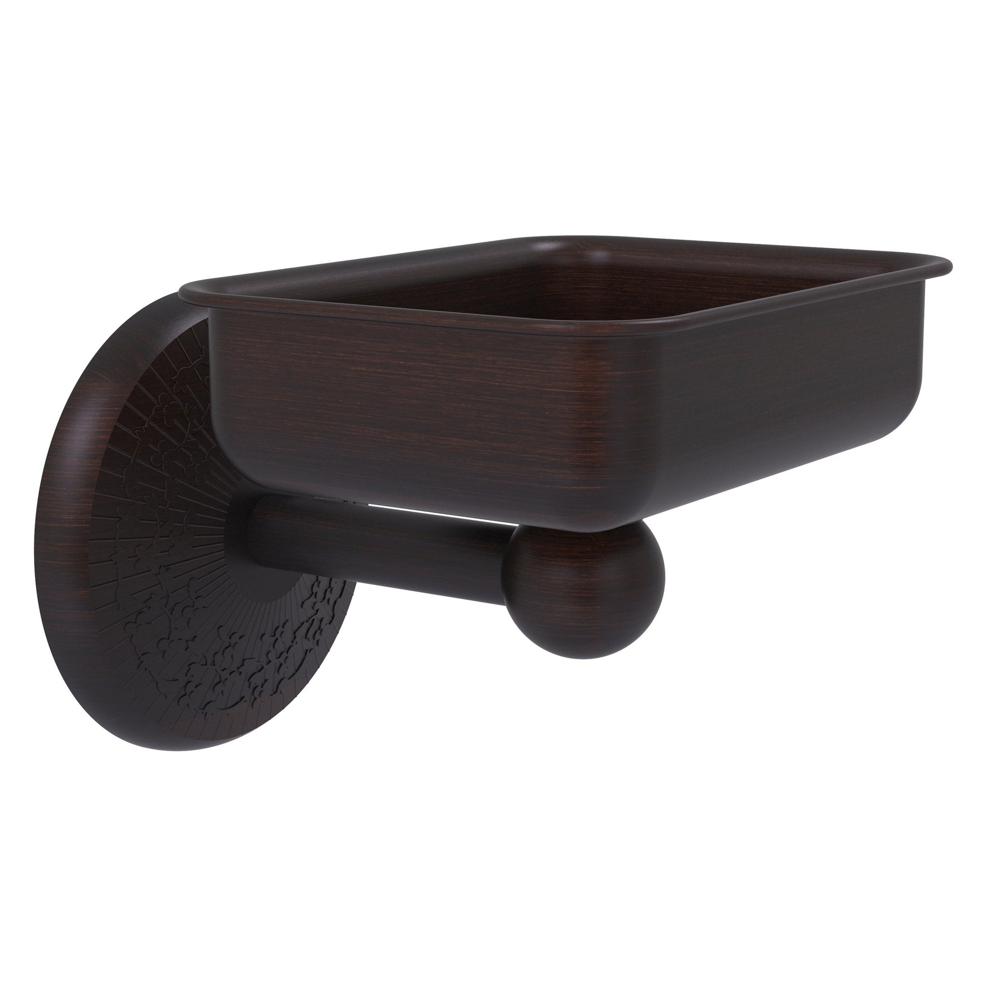 Allied Brass Monte Carlo MC-32 4.5" x 3.5" Venetian Bronze Solid Brass Wall-Mounted Soap Dish