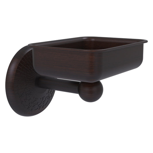 Allied Brass Monte Carlo MC-32 4.5" x 3.5" Venetian Bronze Solid Brass Wall-Mounted Soap Dish