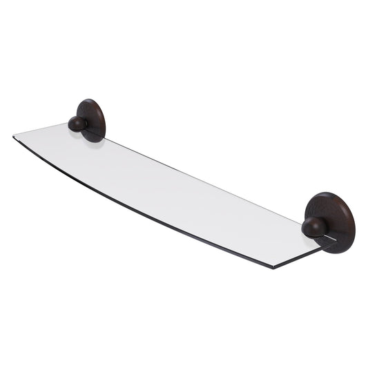 Allied Brass Monte Carlo MC-33/24 24" x 5" Venetian Bronze Solid Brass Glass Shelf