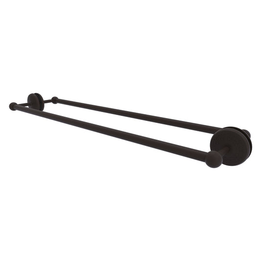 Allied Brass Monte Carlo MC-41-BB-30 33" x 7.8" Oil Rubbed Bronze Solid Brass Back-to-Back Shower Door Towel Bar