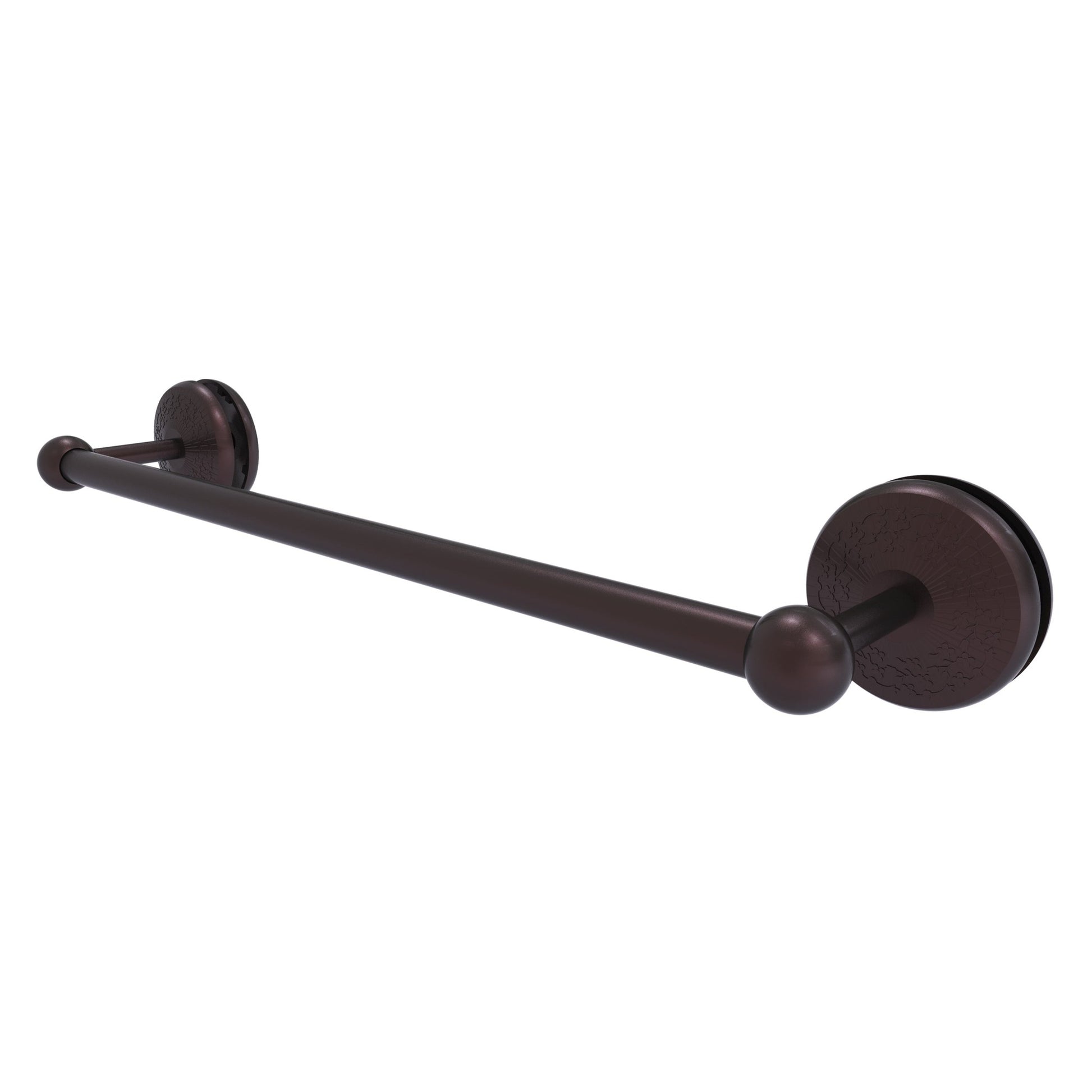 Allied Brass Monte Carlo MC-41-SM-18 21" x N/A" Antique Bronze Solid Brass Shower Door Towel Bar