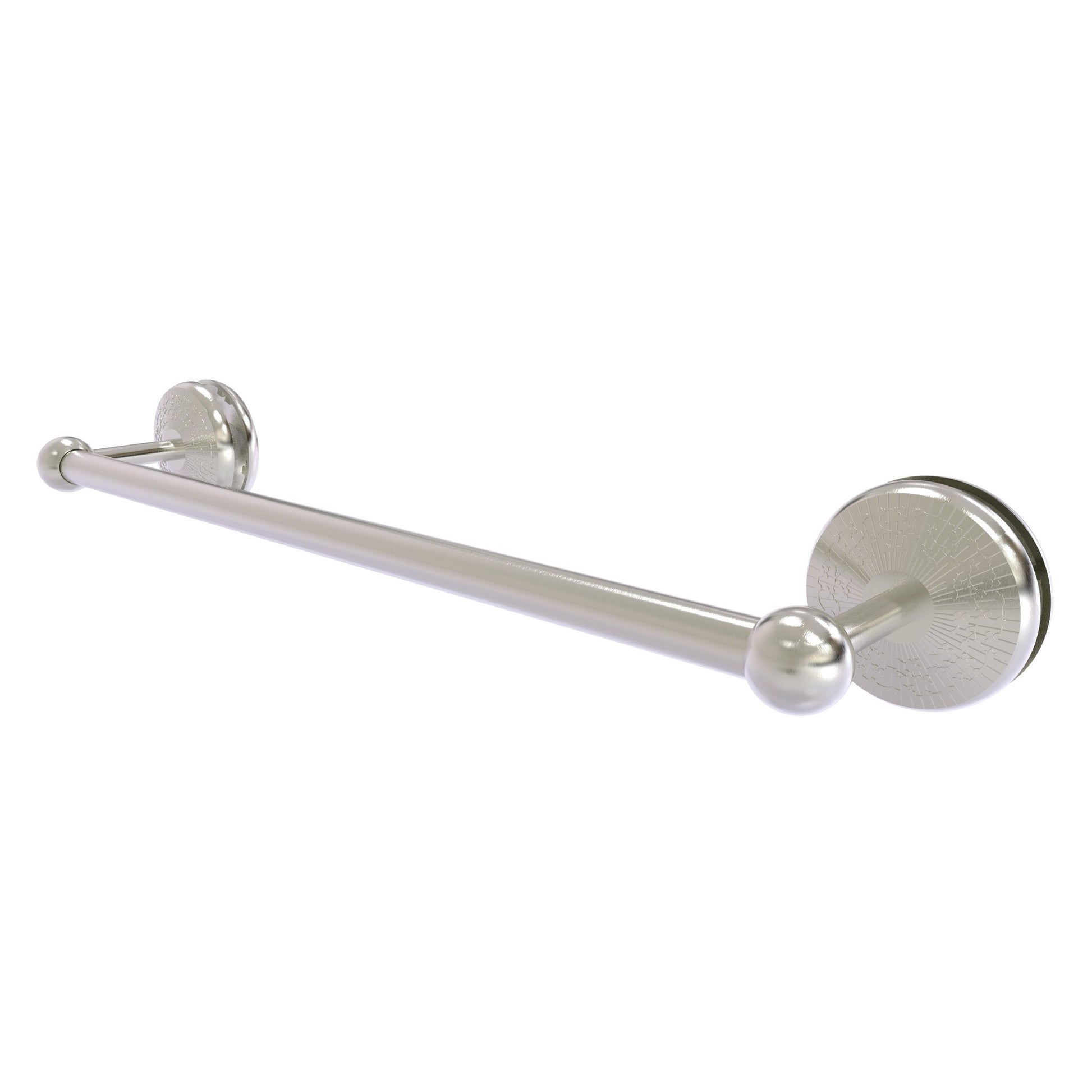Allied Brass Monte Carlo MC-41-SM-18 21" x N/A" Satin Nickel Solid Brass Shower Door Towel Bar