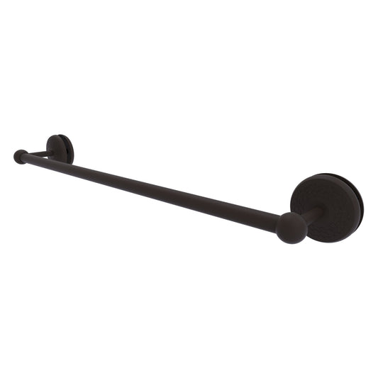 Allied Brass Monte Carlo MC-41-SM-24 27" x N/A" Oil Rubbed Bronze Solid Brass Shower Door Towel Bar
