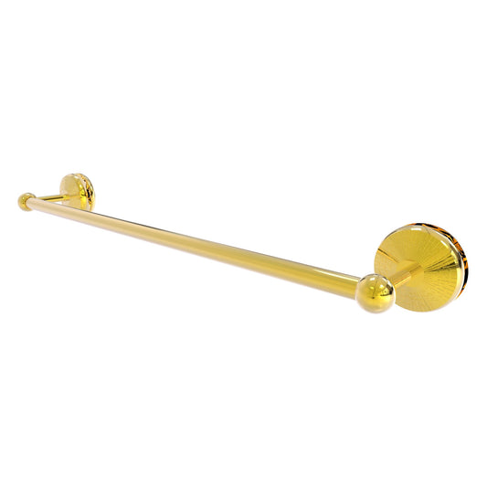Allied Brass Monte Carlo MC-41-SM-24 27" x N/A" Polished Brass Solid Brass Shower Door Towel Bar