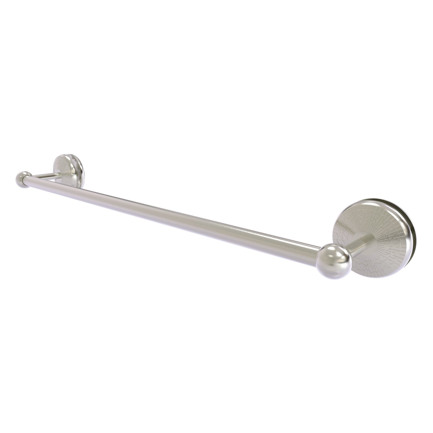 Allied Brass Monte Carlo MC-41-SM-24 27" x N/A" Satin Nickel Solid Brass Shower Door Towel Bar