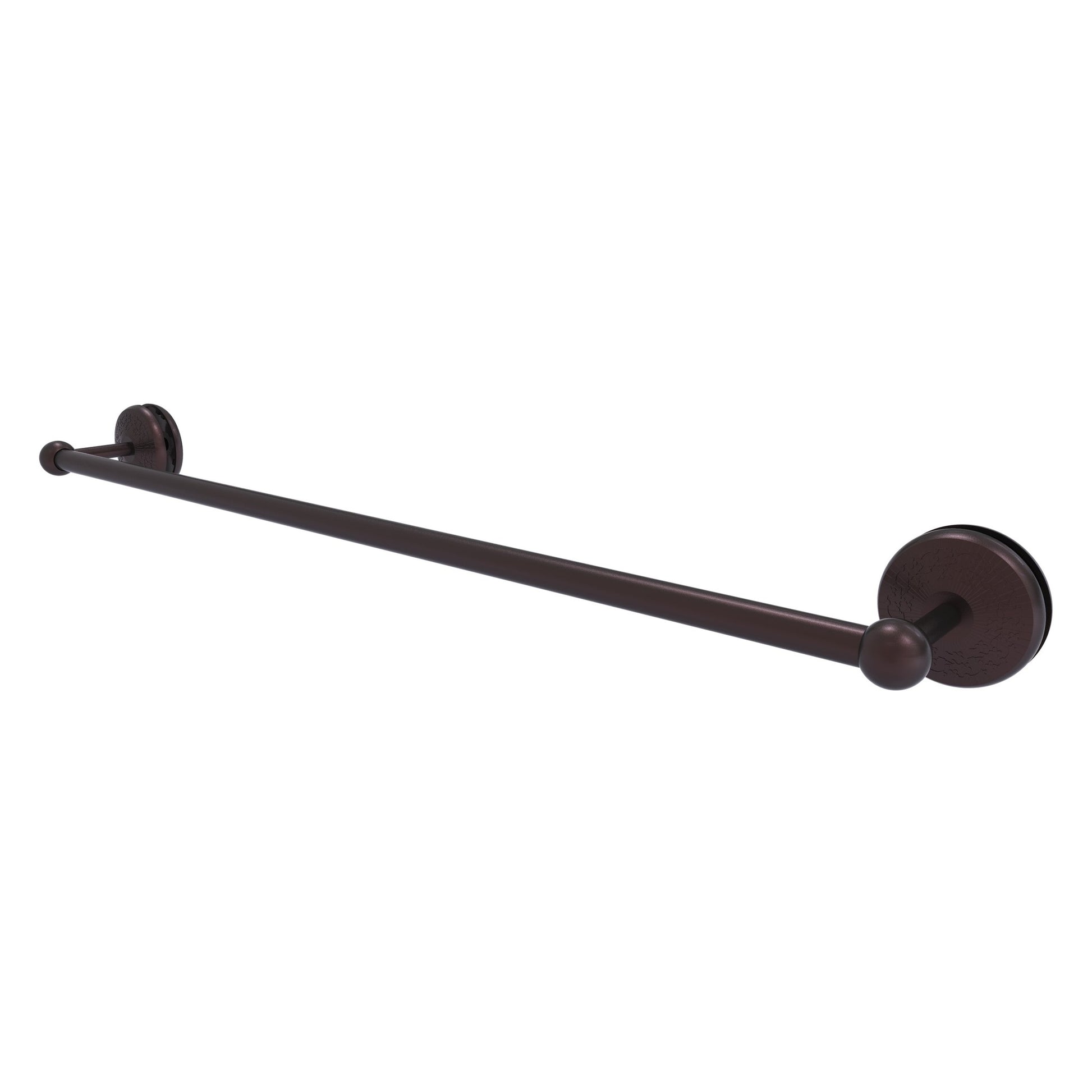 Allied Brass Monte Carlo MC-41-SM-30 33" x N/A" Antique Bronze Solid Brass Shower Door Towel Bar