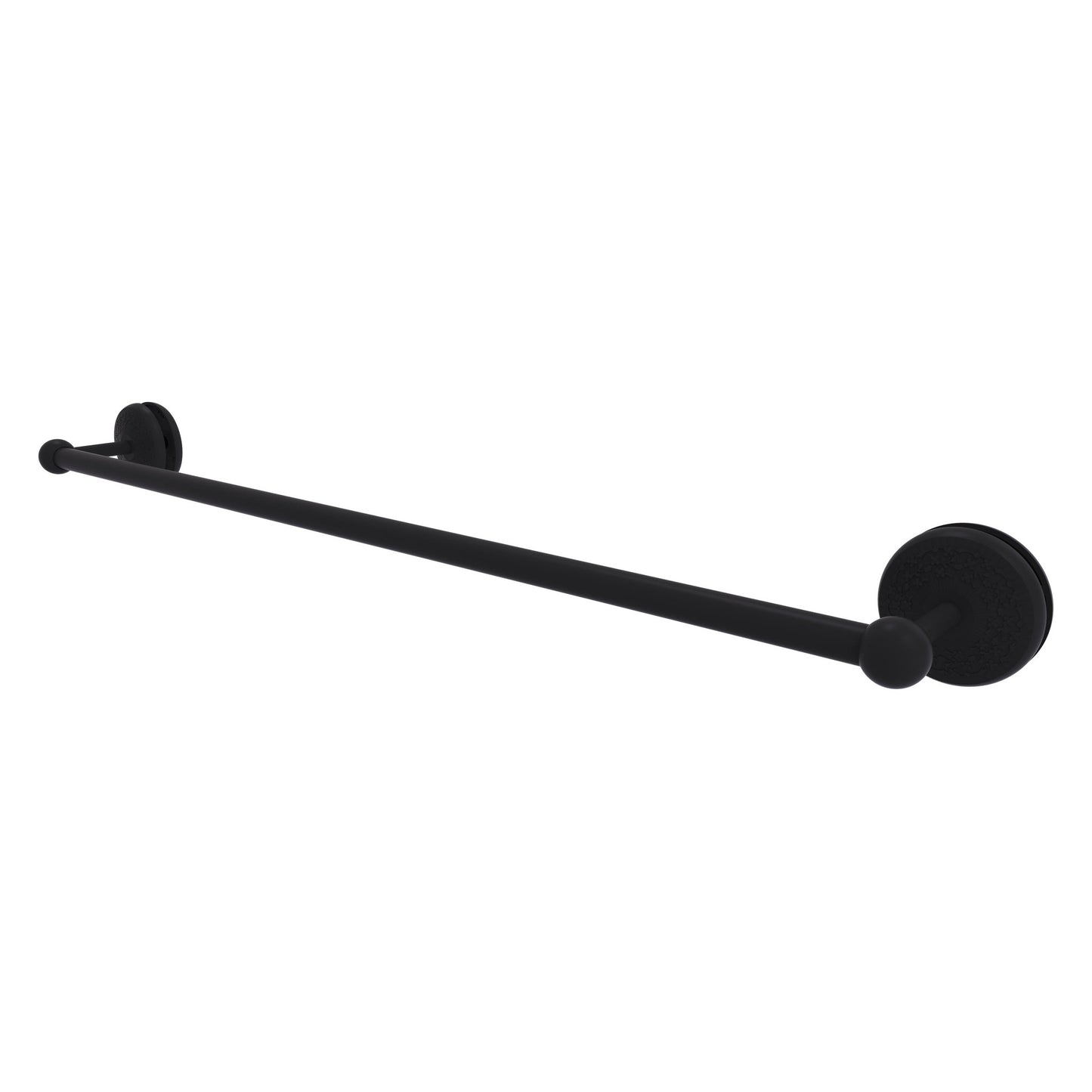 Allied Brass Monte Carlo MC-41-SM-30 33" x N/A" Matte Black Solid Brass Shower Door Towel Bar