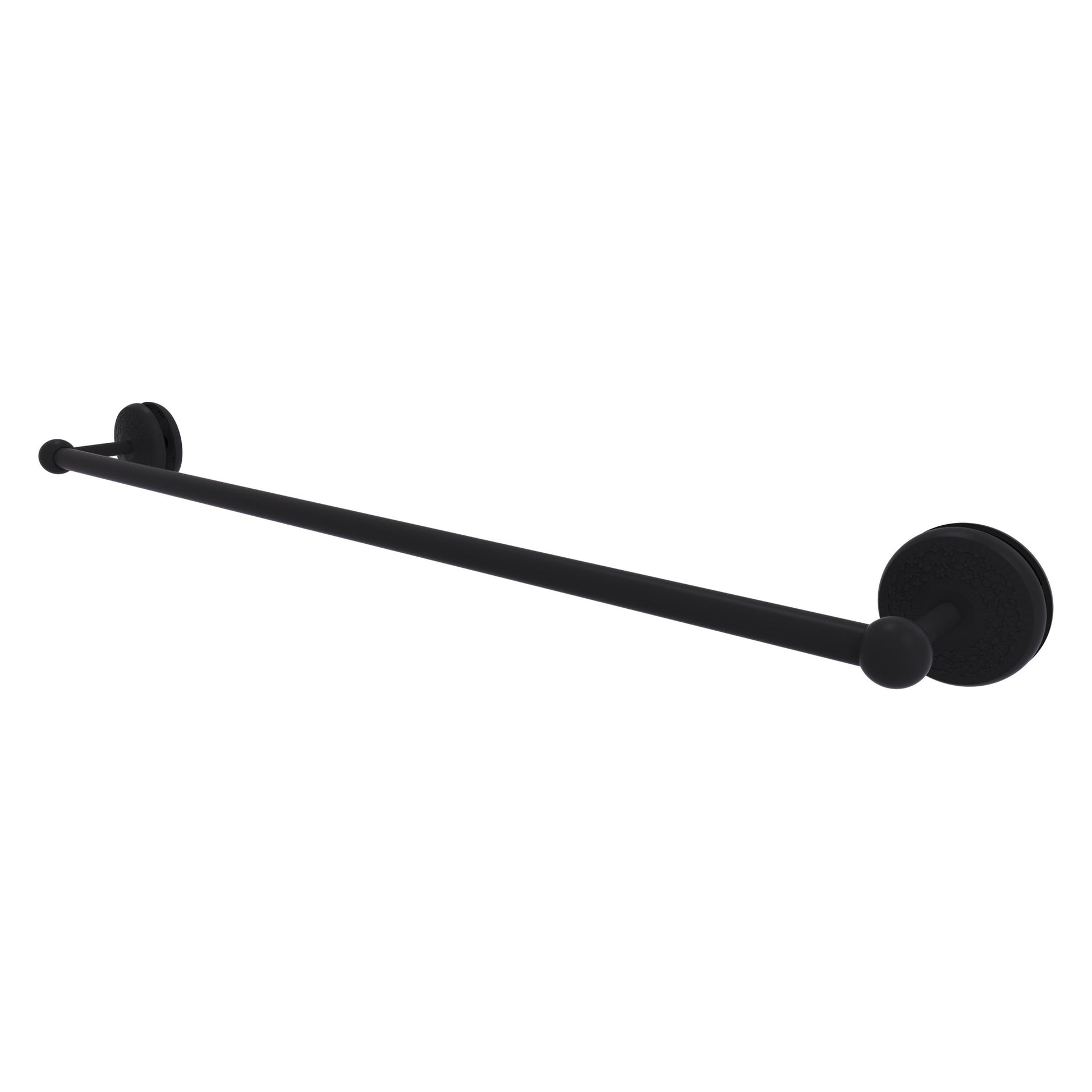Allied Brass Monte Carlo MC-41-SM-30 33" x N/A" Matte Black Solid Brass Shower Door Towel Bar