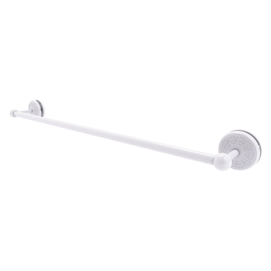Allied Brass Monte Carlo MC-41-SM-30 33" x N/A" Matte White Solid Brass Shower Door Towel Bar