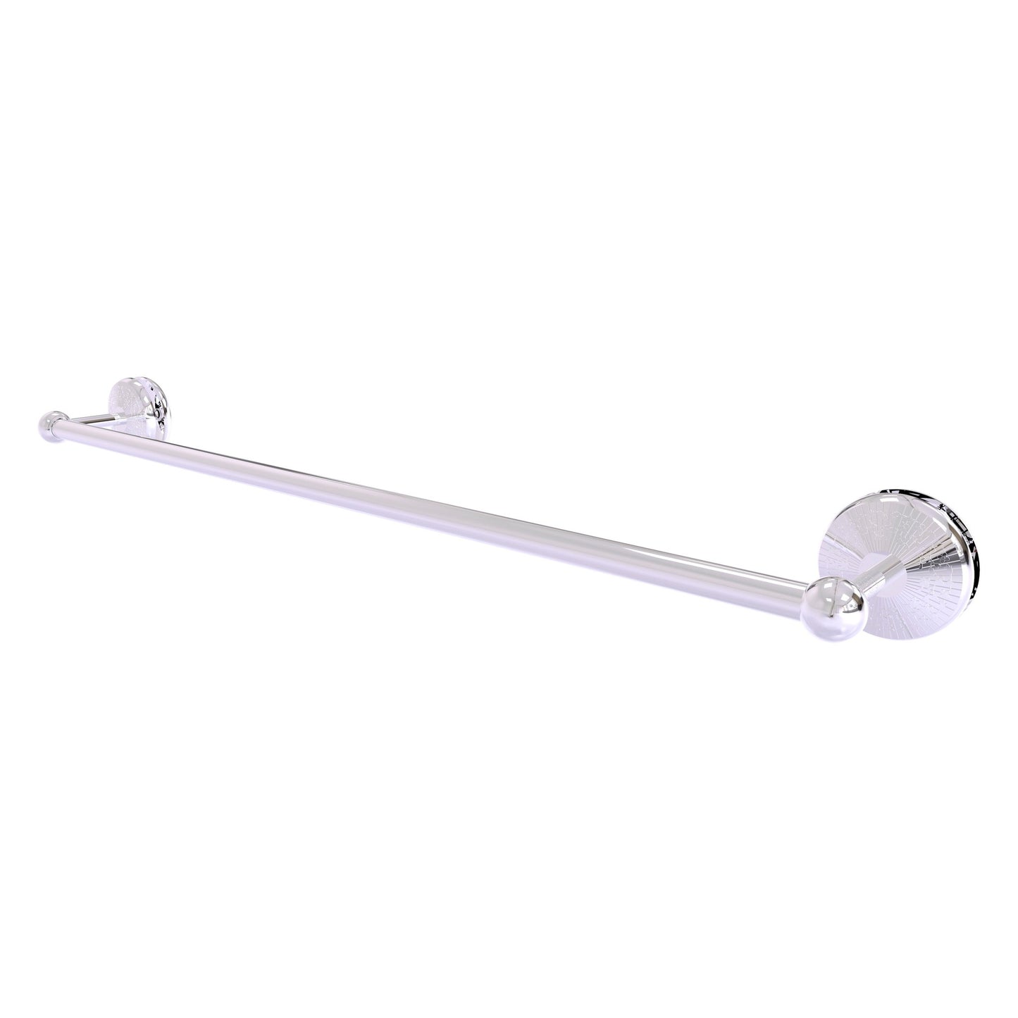 Allied Brass Monte Carlo MC-41-SM-30 33" x N/A" Polished Chrome Solid Brass Shower Door Towel Bar