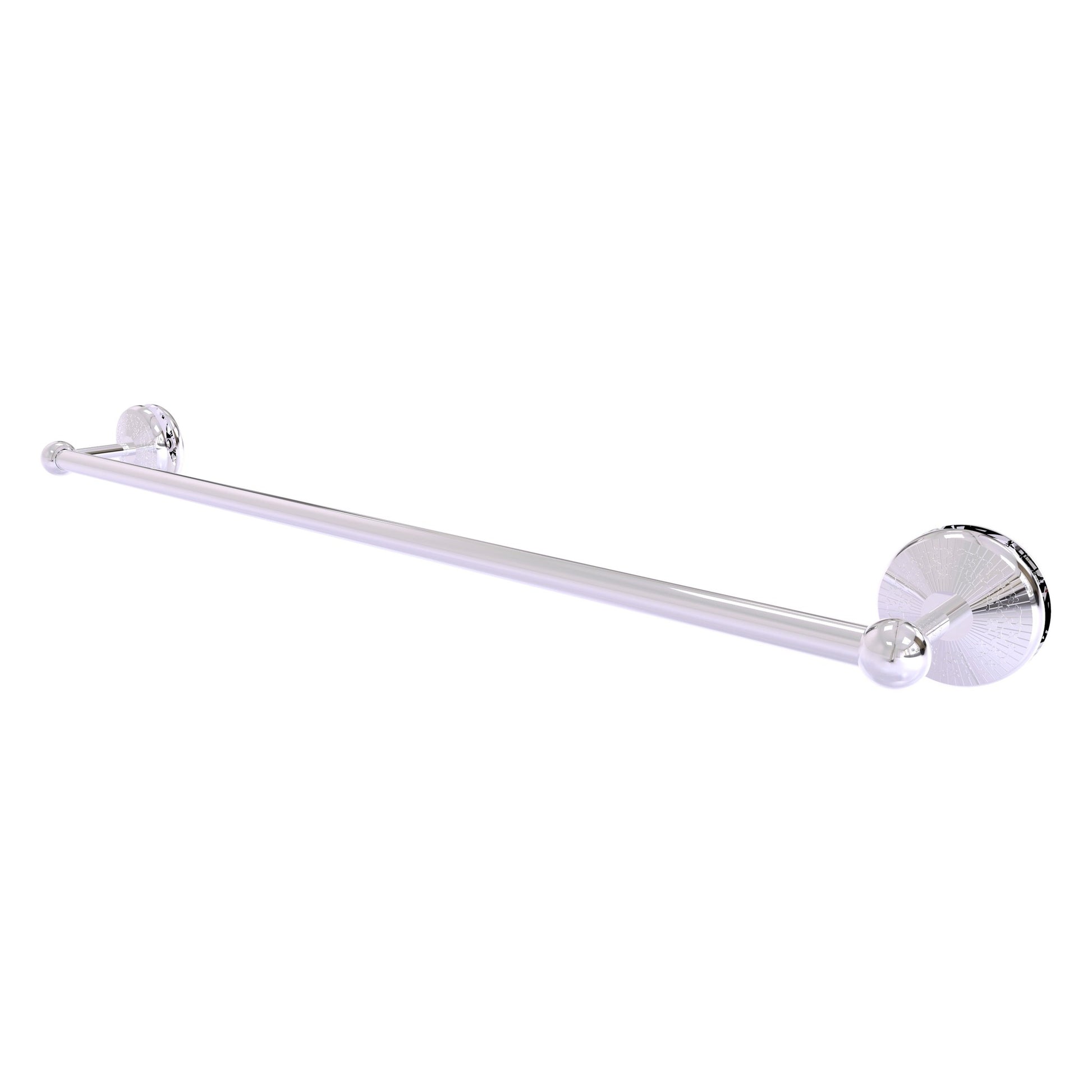 Allied Brass Monte Carlo MC-41-SM-30 33" x N/A" Polished Chrome Solid Brass Shower Door Towel Bar