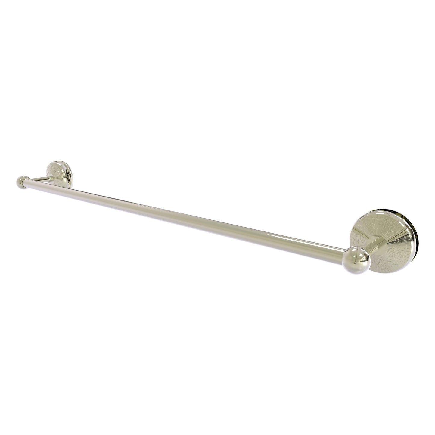 Allied Brass Monte Carlo MC-41-SM-30 33" x N/A" Polished Nickel Solid Brass Shower Door Towel Bar