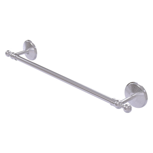 Allied Brass Monte Carlo MC-41/18 18" x 21" Satin Chrome Solid Brass Towel Bar