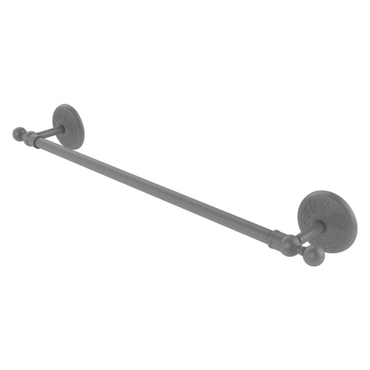 Allied Brass Monte Carlo MC-41/36 36" x 39" Matte Gray Solid Brass Towel Bar