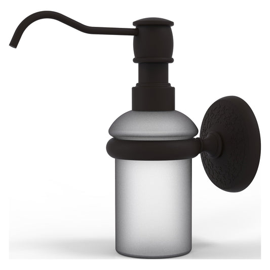 Allied Brass Monte Carlo MC-60 3" x 3" Oil Rubbed Bronze Solid Brass Wall-Mounted Soap Dispenser